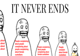 IT NEVER ENDS g about about about about People complaining about people complaining about people complaining about female custodians People complaining about people complaining about female custodians People complain about female custodians Female custodians