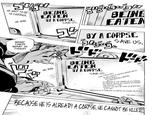 WE WANT TO GO TO SARDINIA. WE ARE WHAT THE?! WHAT IS THIS?! BEING EATEN BY A CORPSE. SAVE US. GO BEING EATER BY A CORPSE. SAVE US. GO 100 WE ARE BEING EATEN BY A CORPSE. SAVE US. THAT PITIFUL MAN. HE WAS USED UP AND DISCARDED LIKE AN OLD DISHRAG HE DIED HOLDING A GRUDGE. HIS GRUDGE IS THE SOURCE OF HIS ENERGY. HIS VIOLENT DEATH ACTIVATED HIS ENERGY FOR THE FIRST TIME... ENERGY THE LIKES OF WHICH HE NEVER KNEW IN HIS LIFE. BECAUSE HE IS ALREADY A CORPSE, HE CANNOT BE KILLED. THE ENEMY STAND'S BECAUSE HE IS ALREADY A CORPSE HE CANNOT BE KILLED.