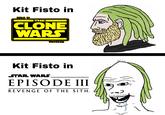 Kit Fisto in STAR THE CLONE WARS WARS Kit Fisto in STAR WARS™ EPISODE III REVENGE OF THE SITH TM ད་