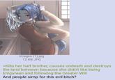 images (1).jpg 12 KB JPG >Kills her half brother, causes undeath and destroys the land between because she didn't like being Empyrean and following the Greater Will And people simp for this evil bitch?