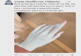 Cassia Orsellio-von Valancius .1d Due to being a neet for most of my life, my skin has not seen the sun in years. This is how I achieved a beautiful pale complexion akin to a victorian girl. 1,115 177,374 8,367 M до