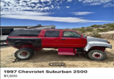 1997 Chevrolet Suburban 2500 $1,500