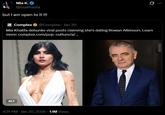 Mia K. @miakhalifa but I am open to it !!! COM Complex @Complex Jan 20 0 Mia Khalifa debunks viral posts claiming she's dating Rowan Atkinson. Learn more: complex.com/pop-culture/a/... ALT 4:31 PM · Jan 20, 2026 1.1M Views ماوم
