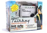 Requires 4 "AA" Batteries (Not included) AS SEEN IN HOME ALONE 2" LOST IN NEW YORK! Deluxe Talkboy™ AGES 7 AND UP MODEL 83-506 E CHANGELION TONEWITCH OPHONE Deluxe Talkboy CASSETTE PLAYER AND RECORDER HOME ALONE 2 LOST IN NEW YORK SAFETY TESTED-meets or exceeds ASTM F963-91 TN VOICE CHANGE SLOW MOTION SWITCH! INCLUDES BLANK CASSETTE! FIGER ELECTRONICS