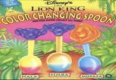 LION ONLY IN THEATRES DISNEY'S THE LION KING COLOR CHANGING SPOON ONE FREE INSIDE! COLLECT ALL THREE! SIMBA NALA MUFASA K
