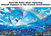 How life feels after reporting Ubisoft Support to the French Government imgflip.com