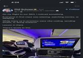 4:24 Phil Schnee in. 2nd GTM @ Duplo Cloud | Al + DevOps 2h-> On my flight to our SKO, I noticed something + Follow Everyone in first class was relaxing, watching movies, or sleeping While many us in economy were vibe coding, sending emails, or doing research Lesson in there There's levels to this Bist MENU 100- Next stop, Phoenix 11:19 AM Local time in Phoenbe UNITED Arizona New release movies