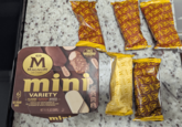 MINI M MINI MIN MIN W WINIW WINIW W INIV INIW MINI MINIM MINI M MINIM MINI MINI M MINI M MINI M MINI MINI M MINI MINIM MINI M M MINI M 6 M MAGNUM ice cream 140 CALORIES PER BAR mini VARIETY CLASSIC ALMOND WHITE 44% CACAO 39% CACAO 33% CACAO VANILLA ICE CREAM DIPPED IN MAGNUM 140 CALURS SAT FAT 30mg 30mm SODIUM ICE CREAM BARS NILK CHOCOLATE, MILK CHOCOLATE AND ALMONDS OR WHITE CHOCOLATE NET 11.1 FL OZ (330ML) mi