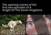 The opening scenes of the first two episodes of A Knight Of The Seven Kingdoms