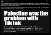 Taylor Lorenz @TaylorLorenz B The O view glitch issue on TikTok rn is likely a data center problem, but make no mistake: the government forced the sale of TikTok to censor the speech of 170M Americans. The new owners will absolutely be censoring more speech, bc that was the *explicit purpose* of this deal. Palestine was the problem with TikTok Congress seemed to think a scrolling video platform was a national security threat. What changed? 3:58 PM - Jan 26, 2026 23.1K Views