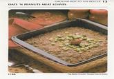 GROUND BEEF TO THE RESCUE 13 OATS 'N PEANUTS MEAT LOAVES 11-AA The Betty Crocker Recipe Card Library