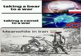 taking a bear to a war taking a camel to a war Meanwhile in Iran