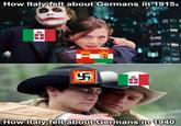 How Italy felt about Germans in 1915, 用 5 How Italy felt about Germans in 1940