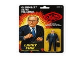 GLOBALIST ELITE VILLAINS AGES 4+ THE RUTHLESS FINANCIAL ORGANIZATION DETERMINED TO OWN THE WORLD! LARRY FINK THE ASSET COMMANDER ©2025 LIBERTY MANIACS