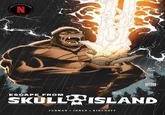 ANETFLIX ANIMATED N SERIES ESCAPE FROM TITAN MONSTERVERSE קדו LEGENDARY COMICS SKULL ISLAND FURMAN JONES KIRCHOFF ☐