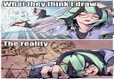 What they think I draw The reality