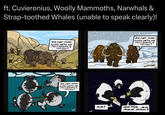 ft. Cuvieronius, Woolly Mammoths, Narwhals & Strap-toothed Whales (unable to speak clearly)! YOU EVER THINK... MAYBE WE'RE THE FIRST TUSKERS TO TRY THIS? m You EVER THINK.... MAYBE WE'RE THE FIRST TUSKERS TO TRY THIS? MM? 'AVV YOU EVER THINK... MAYBE WERE THE FIRST TUSKERS TO TRY THIS? мммм....мм ммм мми? VV