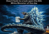 How it feels to crack open the 8th White Monster of the day ZERO SCAM MONSTER ENERSY
