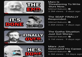 IT'S DONE THE END 17:14 Marx Is Threatening To Write Slurs Now.. Mikhail Bakunin 2.3M views • 5 days ago The SDAP FINALLY Responded.. Mikhail Bakunin 2.6M views 7 days ago 19:23 FINALLY OVER 19:13 The Gotha Situation Just Got Worse.. Mikhail Bakunin 5.1M views • 9 days ago Marx Just HE'S Destroyed His Career. DONE 22:02 Mikhail Bakunin 6.5M views 10 days ago