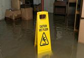 CAUTION: WET FLOOR A