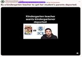 r/therewasanattempt. 2d ago EverythingIsFakeNGay Do you think that's air you're breathing now? Top 1% Commenter By a kindergarten teacher to get her student's parents deported. Kindergarten teacher wants kindergartener deported kTok palmertons ABC kindergarten Vs ICE
