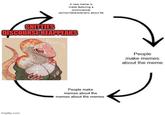 A new meme is made featuring a controversial opinion/take/scenario about 5e. SNITTIES DISCOURSE REAPPEARS imgflip.com People make memes about the memes about the memes People make memes about the meme