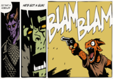 IS THAT A KOBOLD? HE'S GOT A GUN! 1022 2 רפסו 51AM BLAM T