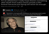 I'm an atheist but I really hope there's something after death that makes these people suffer forever because just dying will never be enough. Rate this translation: M Lopez ❤ @Zack_lope. 1d Translated from Portuguese - Epstein compared children to shrimp and said: "you throw away the head and keep the body." m: Jeffrey Epstein <jeevacation@gmail.com> To: "COLOM, Olivier"< ct: Re: te: Mon, 17 Jun 2013 22:32:09 +0000 are like shrimp, you throw away the head and keep the body 7 COLOM, Olivier < as you don't have any hammerhead ones.... hite sharks ffrey Epstein [mailto:jeevacation@gmail.com] e: Tuesday, June 18, 2013 12:00 AM OM, Olivier Re: are russian, i guess some might refer to them as white sharks /17 COLOM, Olivier < King of Saudi Arabia has a few white sharks in his at his Jeddah palace. lly prefer yours. Sure I would enjoy the view. Jeffrey Epstein [mailto:jeevacation@gmail.com] yé: Monday, June 17, 2013 11:47 PM OLOM, Olivier t: Re: y island in the caribean, with an aquarium full of girls