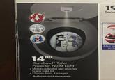 14.99 IllumibowlⓇ Toilet Projector Night Light™ Motion-activated and attaches to any toilet lid Choose from 4 images Batteries sold separately. 19 Snow Also av in S