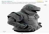 44 Brand: Skycos Skycos Men's Arthur Knight Hoodie Sweatshirt Medieval Armor Jacket Hooded Pullover for Halloween до