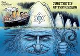 I was shocked and appalled upon discovering this authentic Ben Garrison work. (Look it up!) It has no coherent message beyond furthering hatred of Jews. Its premise is the anti-Semitic trope associating Jews with conspiracies to exploit children. Ironically, Ben Garrison lashed out against trolls who allegedly defaced his works by inserting the Happy Merchant and other racist caricatures by "A. Wyatt Mann." And yet his illustration of the Jewish face with a sinister expression and stereotypical down-turned nose is a Happy Merchant pastiche. No need to maliciously edit this genuine Ben Garrison caricature. As if that were not enough, he even added a Star of David to the tip of the iceberg and used an anti-Jewish slur to label the boat for good measure. Dog whistle? More like an air raid siren! [Note that this cartoon is from several years back, before the Epstein files became as newsworthy as they are as of this posting.] Now that I think of it, are we sure that "A. Wyatt Mann" was not Ben Garrison all along? This comic proves that there was never a need to edit Zyklon Ben's comics to establish his notorious reputation. OY VEY!
