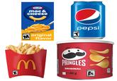 Kraft mac & Cheese MATURE 17+ M ESRB original flavor pepsi TEEN T ESRB a 2 EVERYONE E ESRB M PRINGLES ORIGINAL e40 g ADULTS ONLY 18+ ESRB 40g 214 118 100g: 2227 11