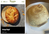 = Sign In Panera Order BREAD Asiago Bagel 320 Cal