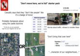"Don't move here, we're full" starter pack $139,900 22.07 acres lot - Lot / Land for sale Casually says that they "don't like people" like it's a badge of honor Probably fantasizes about using the castle doctrine 22 PORT OF CENTRALIA Historical population 1970 1990 452,525 -10.0% 1980 385,460 -14.8% 364,040 -5.6% M "In the city you can practically high-five your neighbors har har har" 2000 331,285 -9.0% Worries about traffic; refuses to consider these 2010 296,943 -10.4% 2020 309,317 4.2% OR "Don't bring that over here" Population (2020)[7] • Total • Density 10,437 1,379.8/sq mi (532.75/km²) "...character of our neighborhood..." ос
