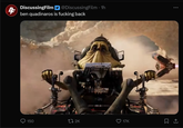 4 DiscussingFilm @DiscussingFilm · 1h ben quadinaros is f------ back ... 150 17 2K 17K ☐ 1
