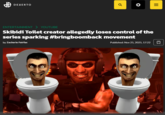 DEXERTO ୪ III ENTERTAINMENT > YOUTUBE Skibidi Toilet creator allegedly loses control of the series sparking #bringboomback movement by Zackerie Fairfax Published: Nov 25, 2025, 17:22