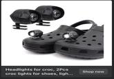 E Headlights for croc, 2Pcs croc lights for shoes, ligh... Shop now