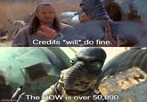 imgflip.com Credits *will* do fine. The DOW is over 50,000.
