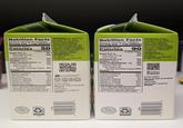 ANO ANG % Daily Value* 3% Saturated Fat Og 0% Trans Fat 0g Cholesterol Omg 0% Sodium 90mg 4% Total Carbohydrate 7g 2% Dietary Fiber 1g 4% Total Sugars 4g INGREDIENTS: OAT BEVERAGE Nutrition Facts (FILTERED WATER, OATS), About 8 servings per container Serving size 1 cup (240mL) Amount per serving Calories Total Fat 2g CONTAINS 2% OR LESS OF: HI OLEIC SUNFLOWER OIL, TRICALCIUM PHOSPHATE, POTASSIUM PHOSPHATE, SEA SALT, GELLAN GUM, NATURAL 50 FLAVORS, VITAMIN A PALMITATE, ERGOCALCIFEROL (VITAMIN D2), RIBOFLAVIN, VITAMIN B12. MAY CON CONTAIN: WHEAT. DISTRIBUTED BY: LUCERNE FOODS, INC. P.O. BOX 99 PLEASANTON, CA 94566-0009 +1-888-723-3929 INGREDIENTS: OATMILK Nutrition Facts (FILTERED WATER, OATS), About 8 servings per container Serving size 1 cup (240mL) Amount per serving Calories Total Fat 3g 90 % Daily Value* 4% Saturated Fat 0g 0% Trans Fat 0g Cholesterol Omg 0% Sodium 100mg 4% Total Carbohydrate 16g 6% Dietary Fiber 2g 7% Total Sugars 6g CONTAINS 2% OR LESS OF: HI OLEIC SUNFLOWER OIL, TRICALCIUM PHOSPHATE, POTASSIUM PHOSPHATE, SEA SALT, GELLAN GUM, VITAMIN A PALMITATE, ERGOCALCIFEROL (VITAMIN D2), RIBOFLAVIN, VITAMIN B12. DISTRIBUTED BY: LUCERNE FOODS, INC. P.O. BOX 99 PLEASANTON, CA 94566-0009 +1-888-723-3929 Includes 4g Added Sugars 8% Protein 1g Includes 6g Added Sugars 12% Protein 1g smartlabel Vitamin D 3.6mcg 20% Vitamin D 3.6mcg 20% food information or call 1-888-723-3929 Calcium 350mg 25% smartlabel™ Calcium 370mg 30% Iron 0.35mg 2% Potassium 390mg 8% Scan here for more Iron 0.35mg DO NOT FREEZE. 2% food information or Potassium 400mg 8% NOT TO BE USED AS AN INFANT FORMULA. Vitamin A 160mcg 20% call 1-888-723-3929 Vitamin A 160mcg 20% Riboflavin 0.6mg 45% Vitamin B12 1.2mcg 50% "The % Daily Value (DV) tells you how much a nutrient in a serving of food contributes to a daily diet. 2,000 calories a day is used for general nutrition advice. DO NOT FREEZE. NOT TO BE USED AS AN INFANT FORMULA. SHAKE WELL. USE WITHIN 7-10 DAYS OF OPENING. "The % Daily Value (DV) tells you how much a nutrient in a serving of food contributes to a daily diet. 2,000 calories a day is used for general nutrition advice. Riboflavin 0.13mg SHAKE WELL. 10% Vitamin B12 1.2mcg 50% USE WITHIN 7-10 DAYS OF OPENING. OVE IT Replace Cap COATED PAPER CARTON 000000 RD 24085 3 LOVE COATED PAPER CARTON RD 25087