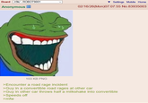 Board /r9k/ - ROBOT9001 Anonymous Settings Mobile Home 02/16/26(Mon)07:07:55 No.83935003 103 KB PNG >Encounter a road rage incident >Guy in a convertible road rages at other car >Guy in other car throws half a milkshake into convertible >Speeds off >mfw