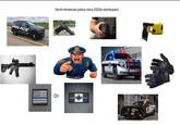 POLICE North American police circa 2020s starterpack Or POLICE TASER 7 PURSUIT 911 2015