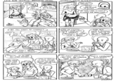 LOVE AND HEX #143 - BRANDON WEIGEL HTTPS://LINKTR.EE/CROOKEDGOAT SORRY I'M LATE! HEY, · ARE YOU ALL RIGHT? TAMILDA! WHAT DO YOU MEAN? YOU'RE LOOKING KIND OF ROUGH. OH! YEAH, I HAD TO STOP IN A SWAMP FOR DIRECTIONS. DO YOU WANT TO CHANGE? HUH? INTO WHAT? COME ON SINGING CRICKET. WE'RE GOING TO A WEDDING. OBVIOUSLY I'M GONNA WEAR A DRESS. SURE, BUT MAYBE A DIFFERENT DRESS THAN THE ONE You JUST TRUDGED THROUGH A SWAMP IN? You DIDN'T BRING ANY OTHER CLOTHES?? SWEETIE... DO YOU HAVE ANY OTHER DRESSES? WHY WOULD ANYONE NEED MORE THAN ONE DRESS? COME TO THINK OF IT, SINCE YOU GAVE TAMILDA THAT OUTFIT, I HAVEN'T SEEN HER WEARING ANYTHING ELSE. OH YEAH? WHEN'S THE LAST TIME YOU CHANGED YOUR OUTFIT? THAT'S COMPLETELY DIFFERENT! @CROOKED GOAT.CA
