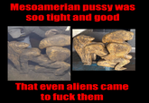 Mesoamerian p---- was soo tight and good That even aliens came to f--- them