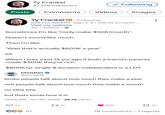 Posts Ty Frankel 37,178 followers ✓ Following Comments Videos Images Ty Frankel in ⚫ Following B2B FOUNDERS: Sign 2-5+ clients a month... Visit my website 2w Edited Sometimes I'm like "I only make $50K/month". Doesn't sound like much. Then I'm like. "Wait that's actually $600K a year" lol. When I was a kid 15 yrs ago if both a friend's parents made $300K they're rich. $600K/yr single & location independent is a LOT. Christian @chriszak broke people talk about how much they make a year rich people talk about how much they make a month no idea why but thats kinda how it is 12:02 AM Jan 25, 2026 36.7K Views 23 CCO 41 15 843 76 16 comments • 1 repost