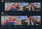 This was the first known isolated capture of the moment when Zohran Mamdani and Ms Rachel fake cried for use as meme purposes. The user posted the video as a reply to their own still-image post which first isolated the crying moment as a potential meme. Both posts were made in reply to Parker Molloy's posting of the NY1 clip on Bluesky before Molloy began her twitter thread (which further amplified the meme's reach)