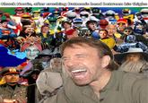 Chuck Norris, after crushing Batman's head between his thighs