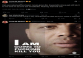 COOLEE BRAVO @ItalianFiesta Dat pancake/waffles tweet never gonn die. Especially since ppl still do it to me and im da one dat tweeted it. Nobody learned s--- 11:59 AM - Feb 18, 2026 · 1.3M Views 224 tz 11K 129K 6.5K Jue Viole Grace @sheluvs_mars Feb 18 Q Lol and you're trying to say other tweets do die? As if your tweet is special? 30 COOLEE BRAVO 135 11K @ItalianFiesta - Feb 18 IAM AM GOING TO F------ KILL YOU il 151K 10 17 336 22K 135K Q <] INT FAMERICANRA ↑