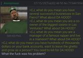 : Anonymous Js 589 KB PNG 07/15/25(Tue)02:46:50 No.715461954 >CJ, what do you mean you have several successful businesses in San Fierro? What about DA HOOD? >CJ, what do you mean you are a co- owner of the biggest casino in Las Venturas? What about DA HOOD? >CJ, what do you mean you are a manager of a famous rapper and live in a mansion? What about DA HOOD? >CJ, what do you mean you have hundreds of thousands dollars on your bank accounts, want to leave the ghetto and grow as a person? You need to kill for DA HOOD! What the f--- was his problem?