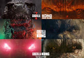 GODZILLA KONG SKULL ISLAND GODZILLA KONG 3019 GODZILLA-KONG THE NEW EMPIRE