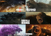 GODZILLA KONG 5 SKULL ISLAND GODZILLA IVS. KONG GODZILLA-KONG THE NEW EMPIRE